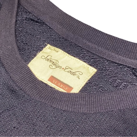 Sovereign Code Navy Blue Pullover Crewneck Sweater - Picture 3 of 3